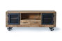 Giner y Colomer Mueble TV Industrial de Madera de Mango y Metal Natural 150 cm